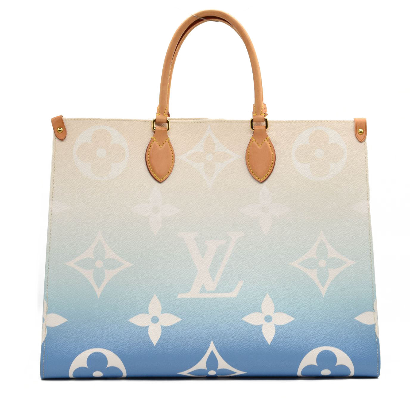 LOUIS VUITTON Monogram Giant By The Pool Onthego GM Blue