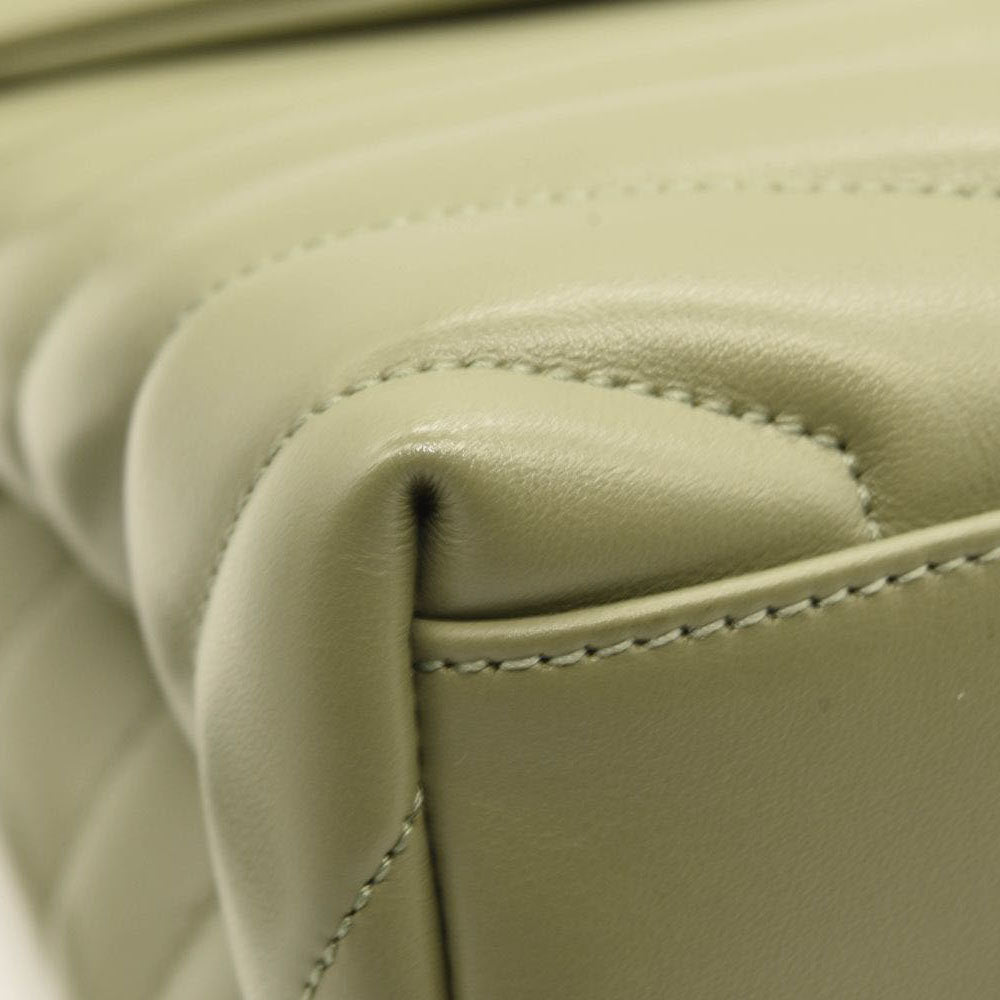 NEW $3200 Saint Laurent Loulou Medium Shoulder Bag Sage Green