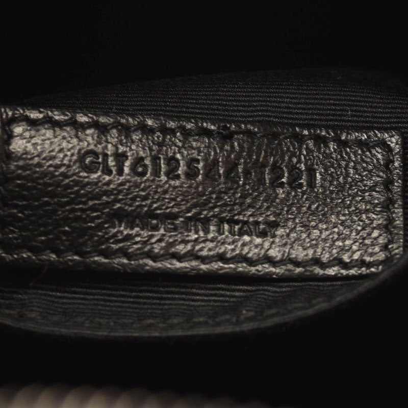 NEW $1790 SAINT LAURENT Calfskin Matelasse Monogram Monochrome Lou Camera Bag Black