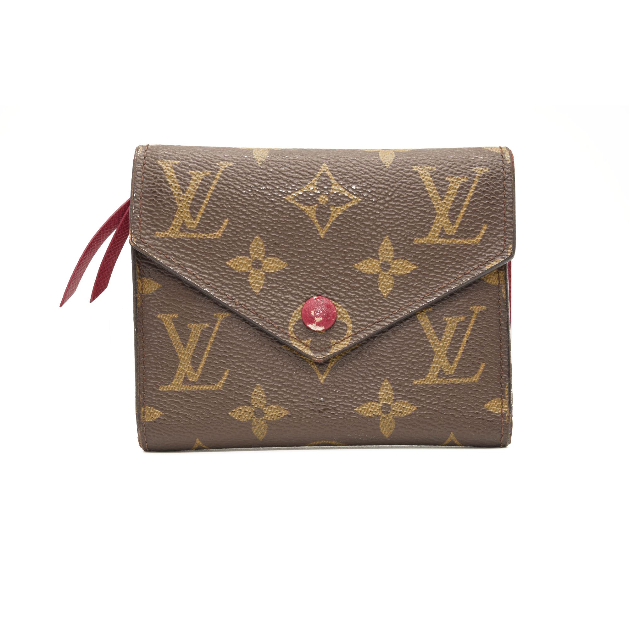 LOUIS VUITTON Monogram Victorine Wallet Fuchsia