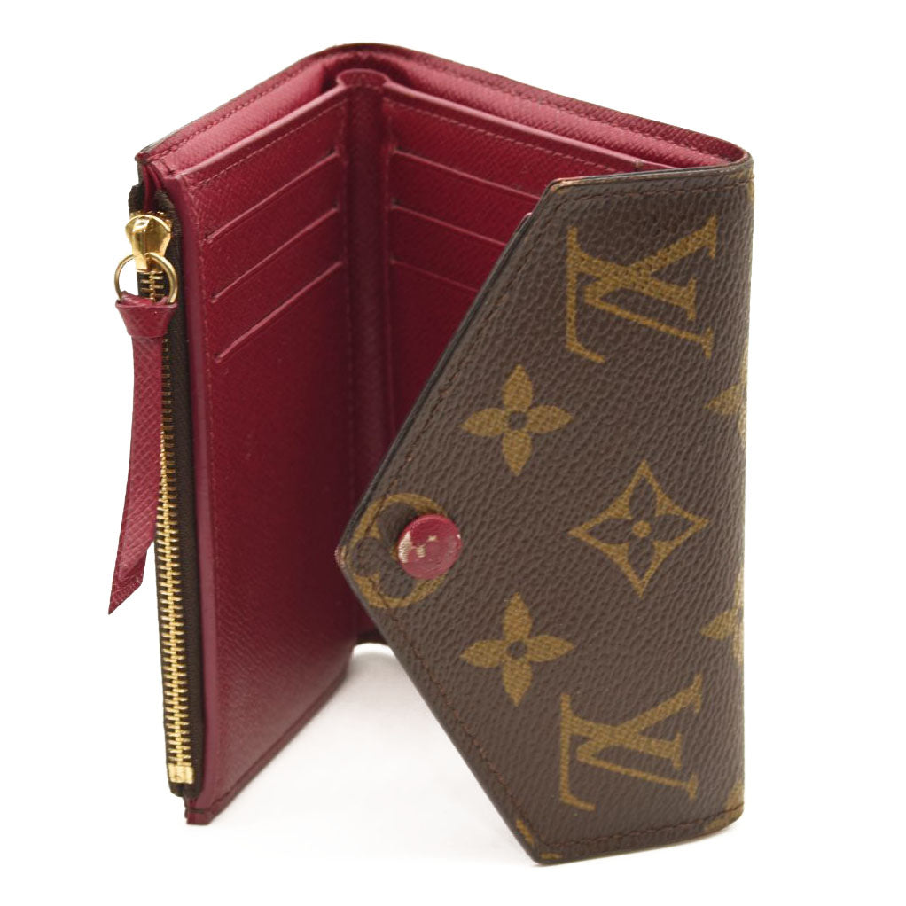 LOUIS VUITTON Monogram Victorine Wallet Fuchsia