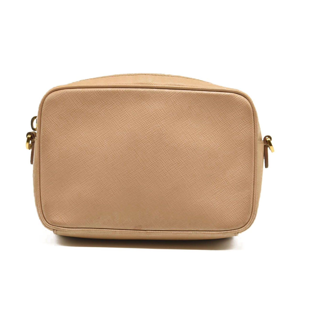 Prada Saffiano Mini Camera Crossbody Beige