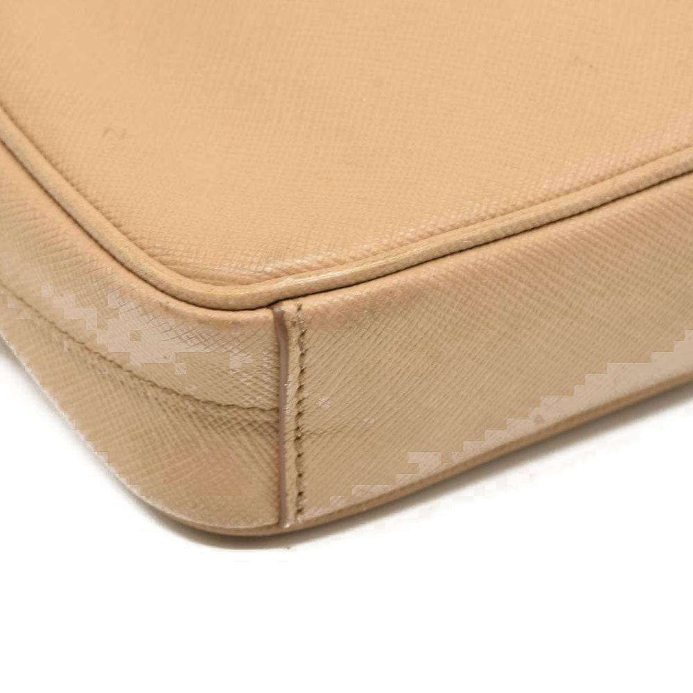 Prada Saffiano Mini Camera Crossbody Beige