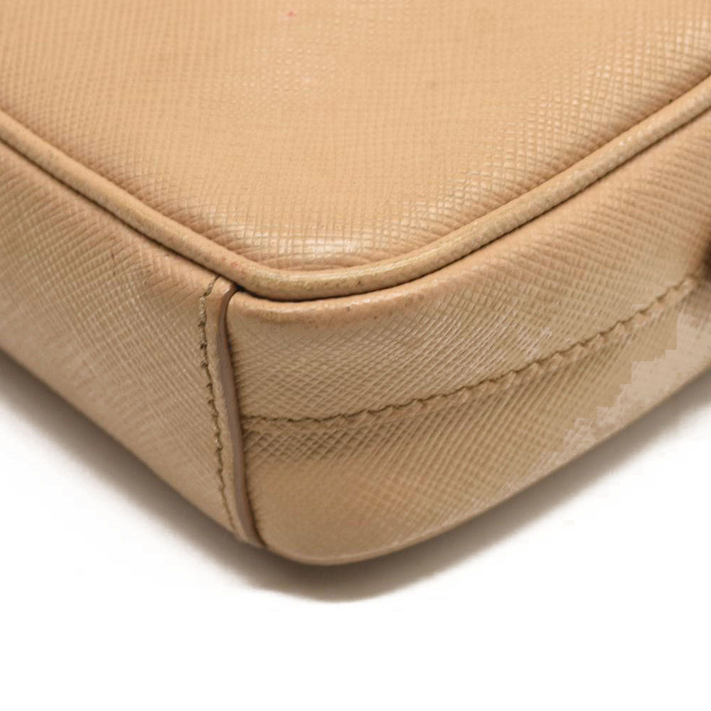 Prada Saffiano Mini Camera Crossbody Beige