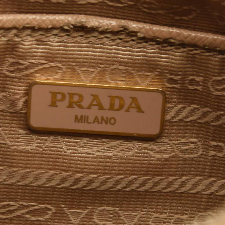 Prada Saffiano Mini Camera Crossbody Beige