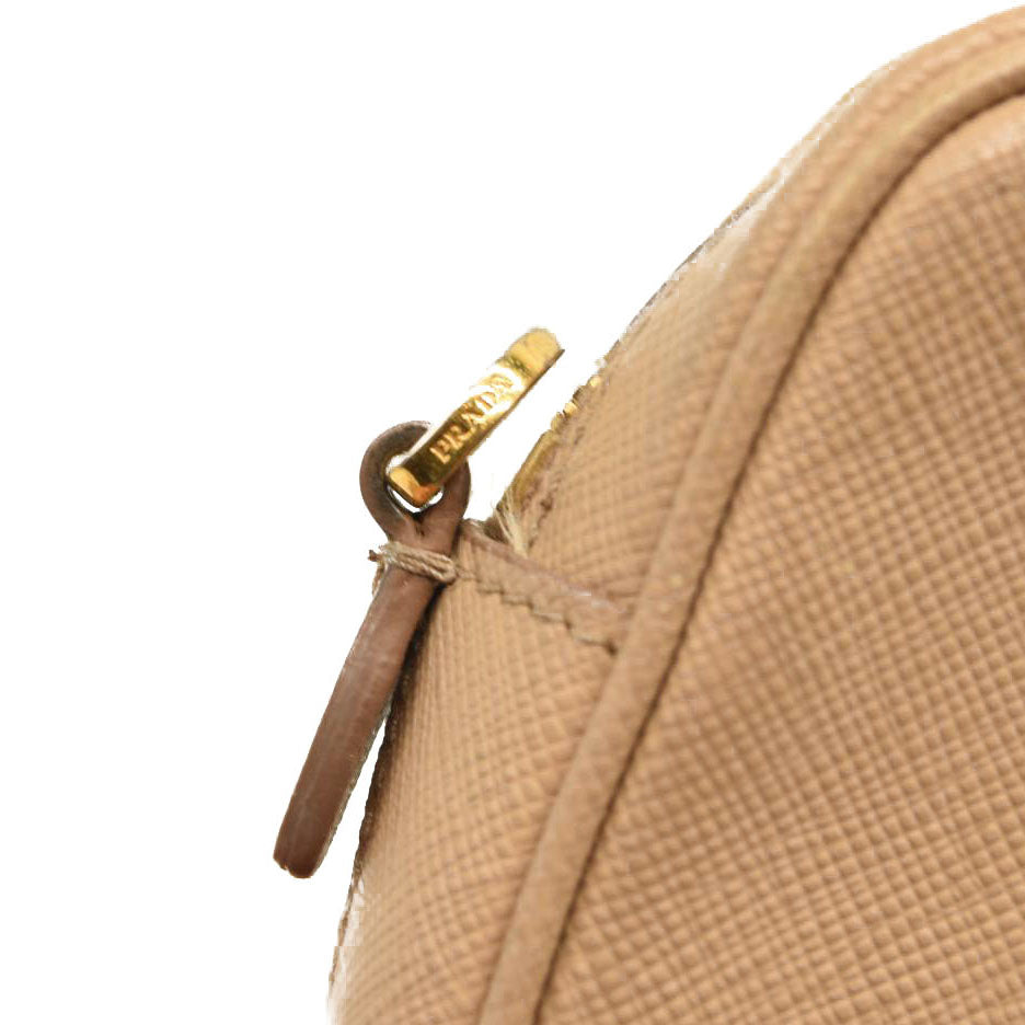 Prada Saffiano Mini Camera Crossbody Beige