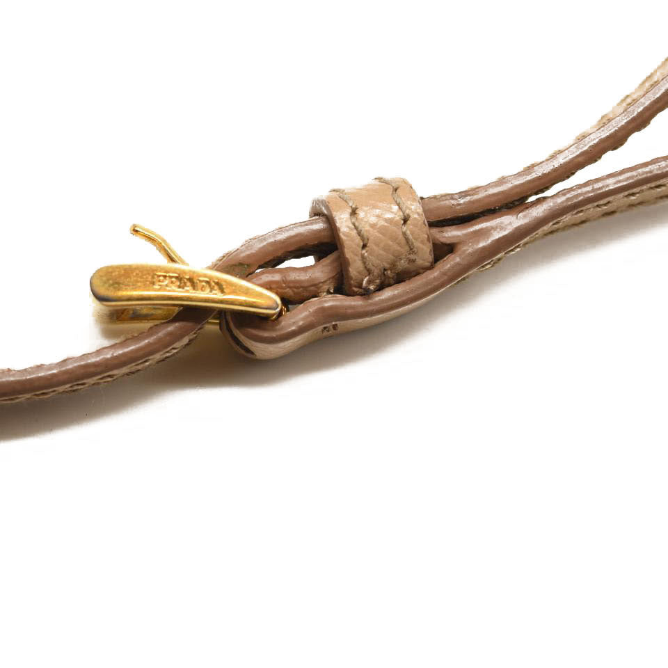 Prada Saffiano Mini Camera Crossbody Beige