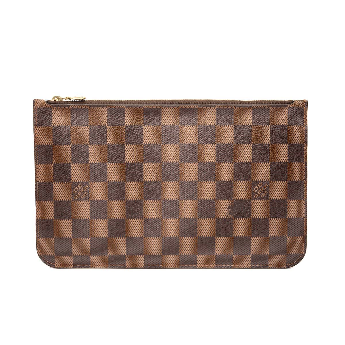 USED Louis Vuitton Damier Ebene Neverfull PM Pochette