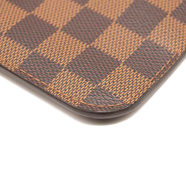 USED Louis Vuitton Damier Ebene Neverfull PM Pochette