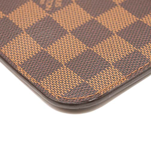 USED Louis Vuitton Damier Ebene Neverfull PM Pochette
