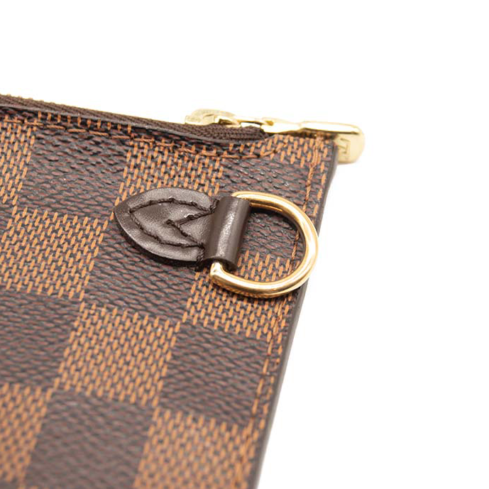 USED Louis Vuitton Damier Ebene Neverfull PM Pochette