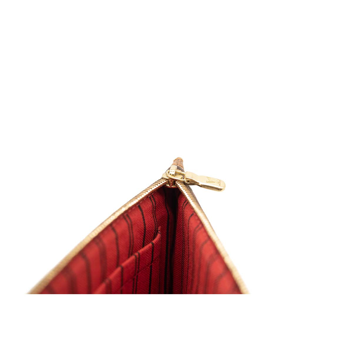 USED Louis Vuitton Damier Ebene Neverfull PM Pochette