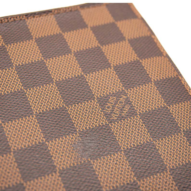 USED Louis Vuitton Damier Ebene Neverfull PM Pochette