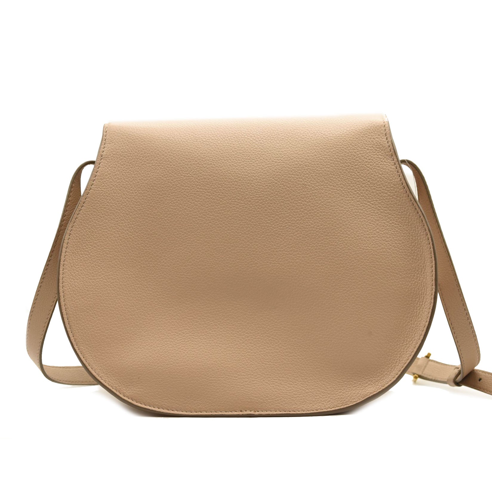 NEW $1890 CHLOE Marcie Shoulder Bag Beige