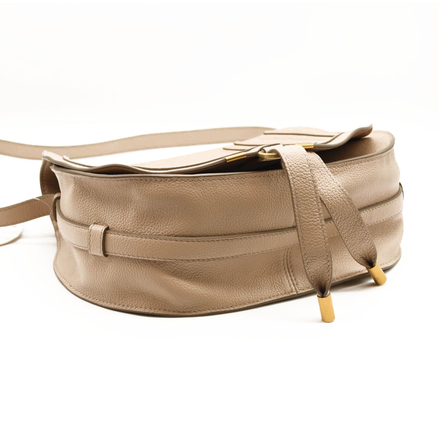 NEW $1890 CHLOE Marcie Shoulder Bag Beige