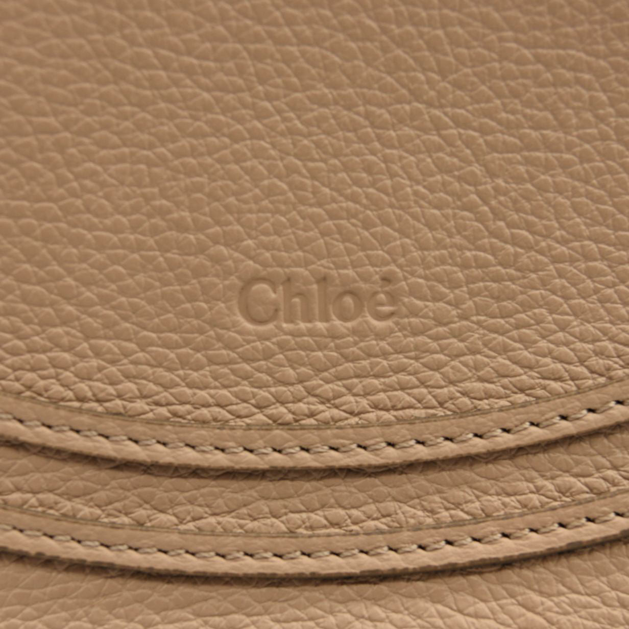 NEW $1890 CHLOE Marcie Shoulder Bag Beige