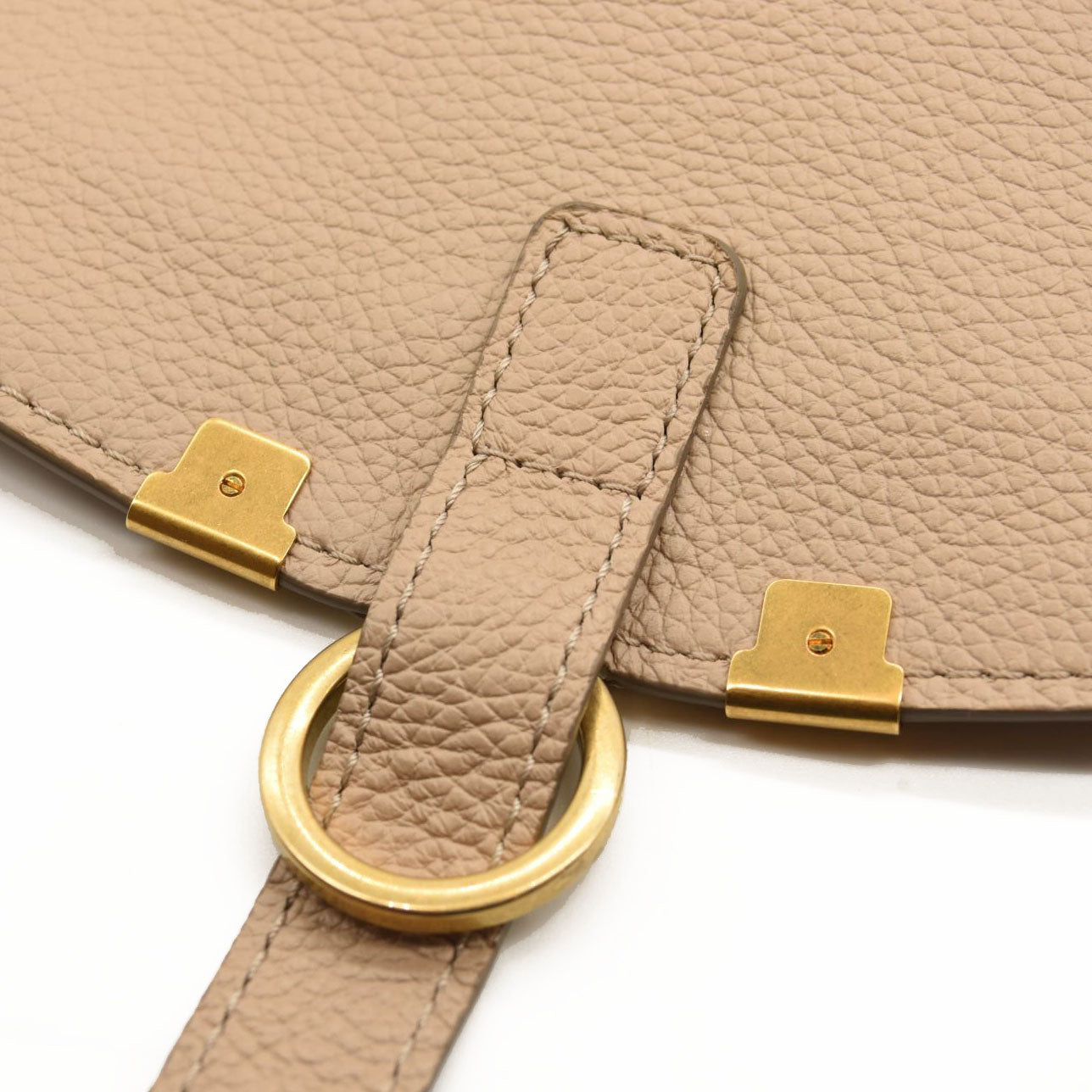 NEW $1890 CHLOE Marcie Shoulder Bag Beige