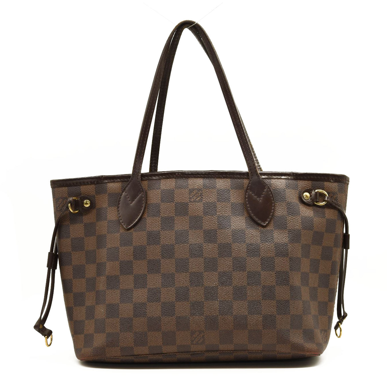 USED 2008 LOUIS VUITTON Damier Ebene Neverfull PM VI4068
