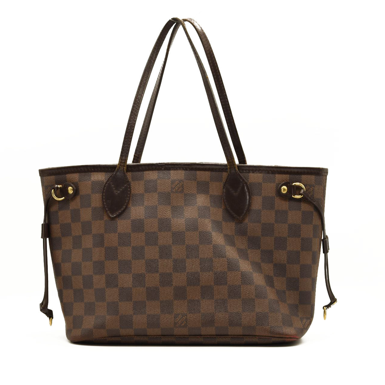 USED 2008 LOUIS VUITTON Damier Ebene Neverfull PM VI4068