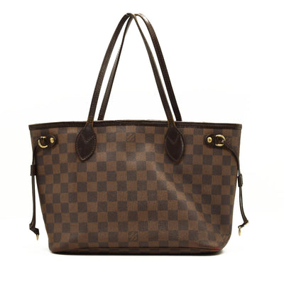 USED 2008 LOUIS VUITTON Damier Ebene Neverfull PM VI4068
