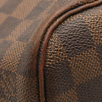 USED 2008 LOUIS VUITTON Damier Ebene Neverfull PM VI4068