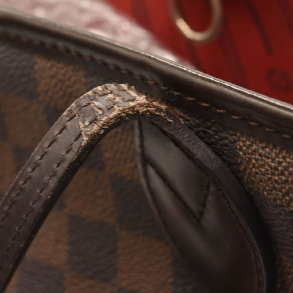 USED 2008 LOUIS VUITTON Damier Ebene Neverfull PM VI4068