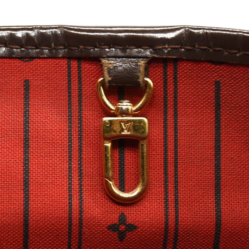 USED 2008 LOUIS VUITTON Damier Ebene Neverfull PM VI4068