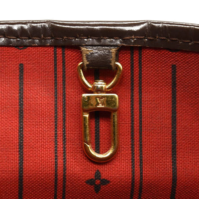 USED 2008 LOUIS VUITTON Damier Ebene Neverfull PM VI4068