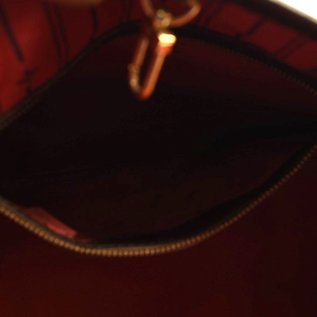 USED 2008 LOUIS VUITTON Damier Ebene Neverfull PM VI4068