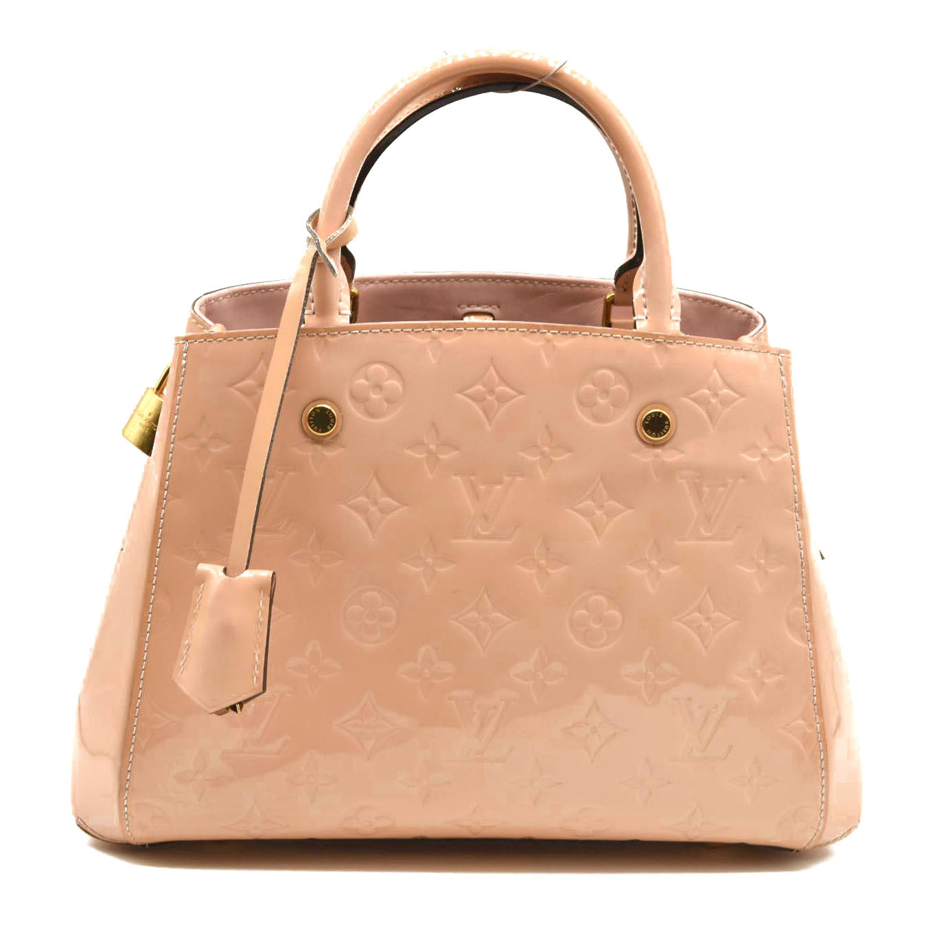 Louis Vuitton Vernis Montaigne BB Rose Ballerine