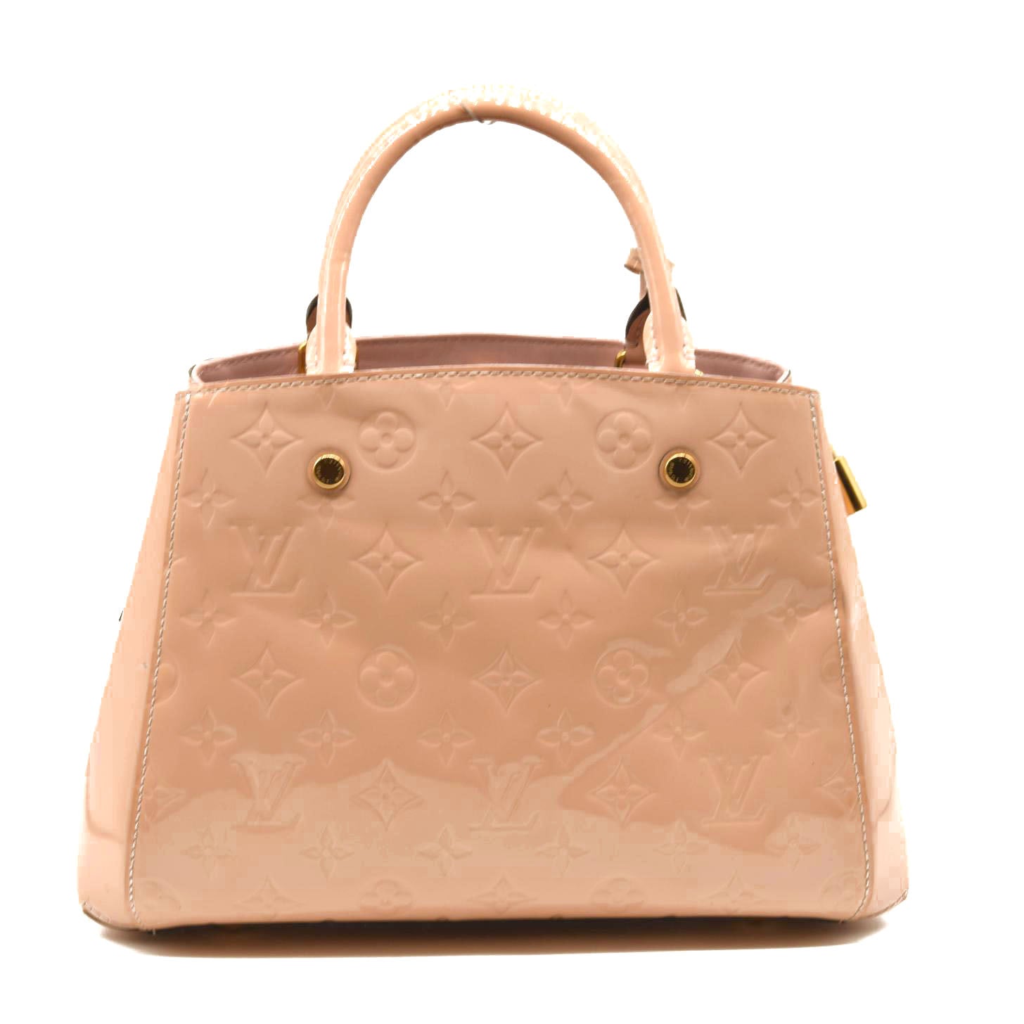 Louis Vuitton Vernis Montaigne BB Rose Ballerine