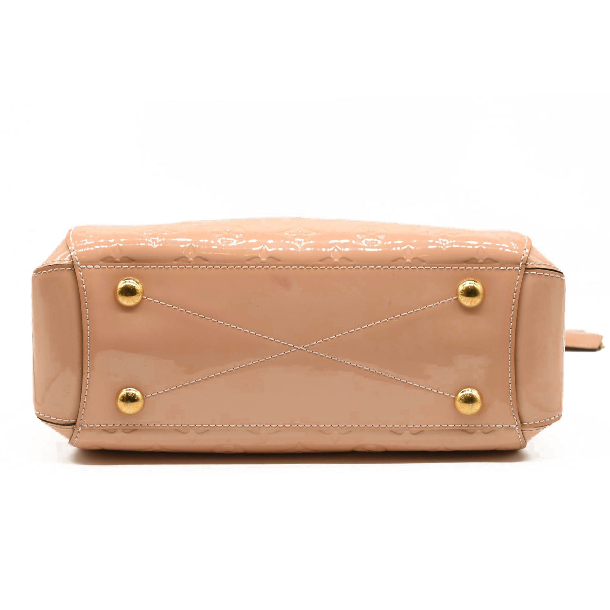 Louis Vuitton Vernis Montaigne BB Rose Ballerine