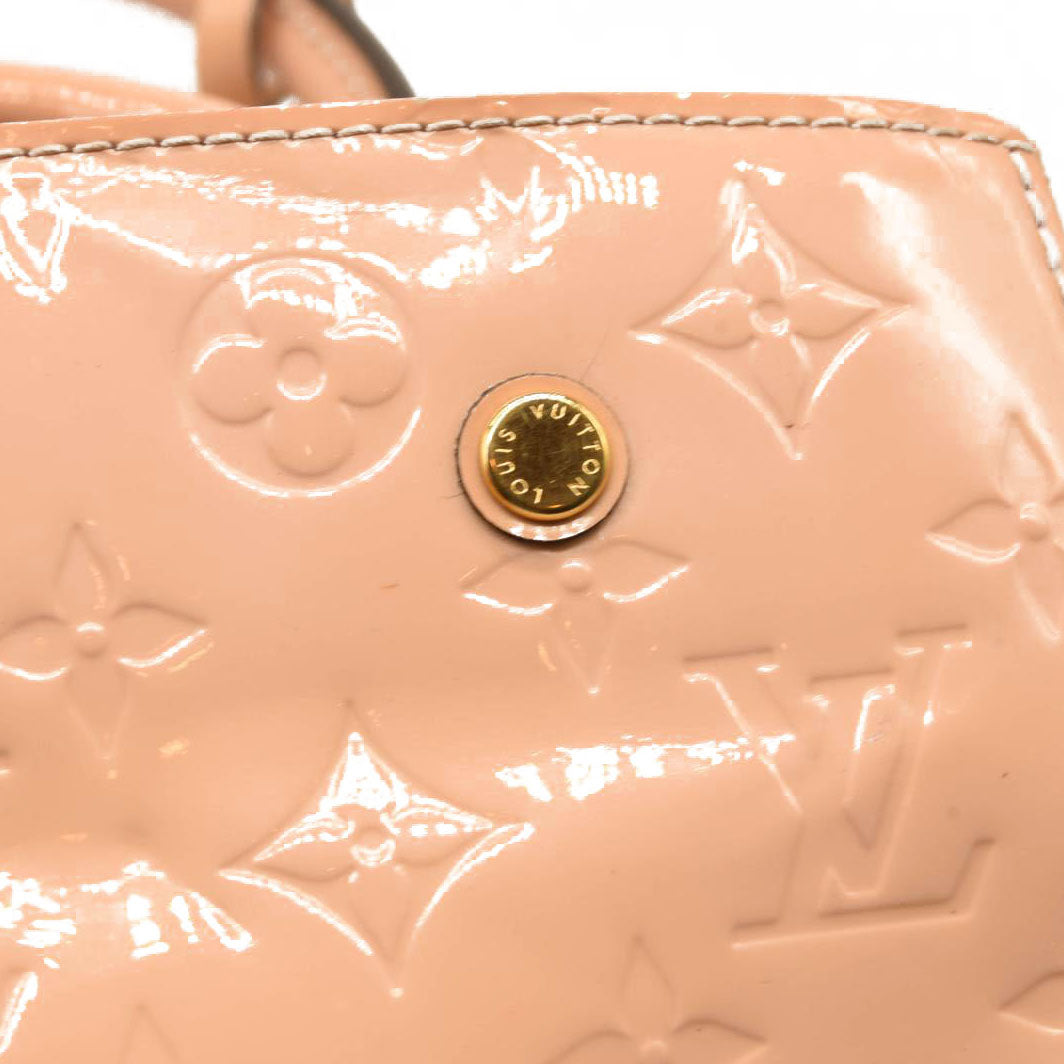 Louis Vuitton Vernis Montaigne BB Rose Ballerine