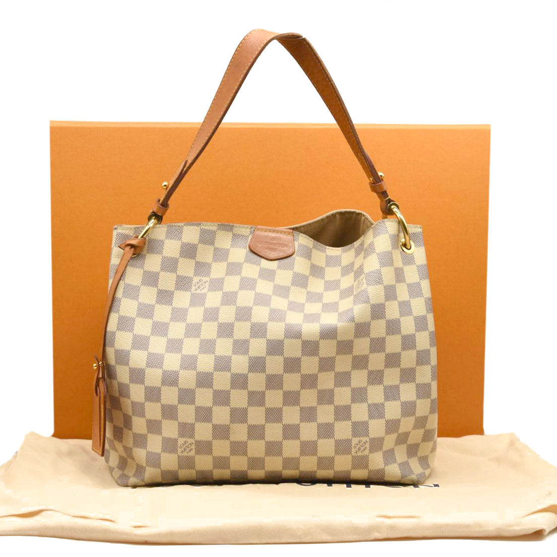 LOUIS VUITTON Damier Azur Graceful PM Tote