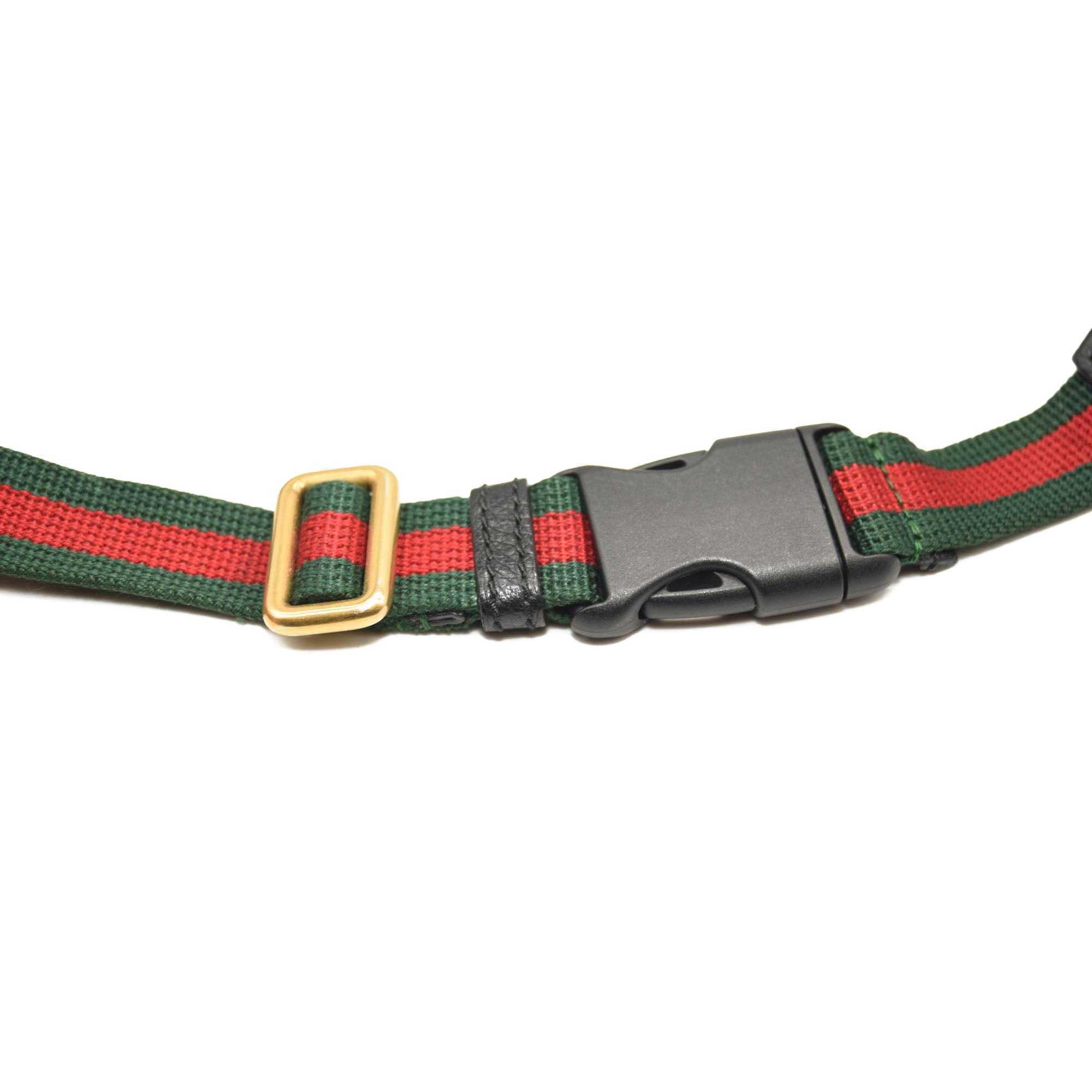 Gucci Grained Calfskin Small Logo Belt Bag Black