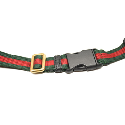 Gucci Grained Calfskin Small Logo Belt Bag Black