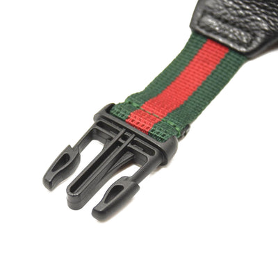 Gucci Grained Calfskin Small Logo Belt Bag Black