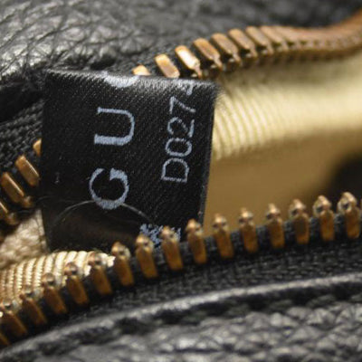 Gucci Grained Calfskin Small Logo Belt Bag Black