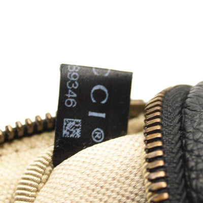 Gucci Grained Calfskin Small Logo Belt Bag Black