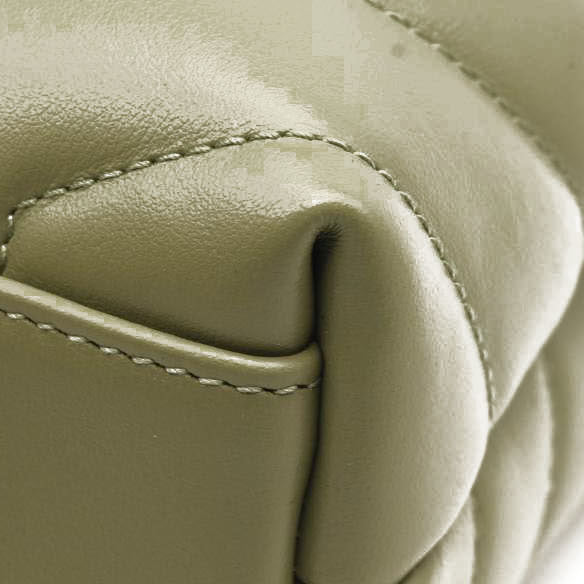 NEW Saint Laurent Toy Loulou Strap Bag in Quilted Y Shoulder Bag Sage Green