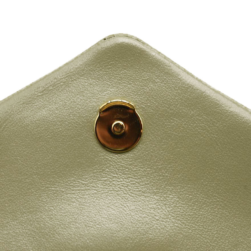 NEW Saint Laurent Toy Loulou Strap Bag in Quilted Y Shoulder Bag Sage Green