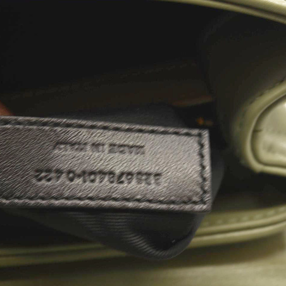 NEW Saint Laurent Toy Loulou Strap Bag in Quilted Y Shoulder Bag Sage Green