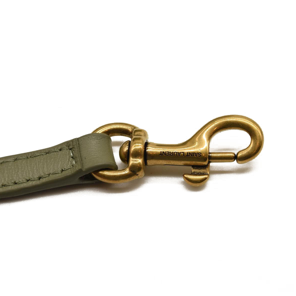 NEW Saint Laurent Toy Loulou Strap Bag in Quilted Y Shoulder Bag Sage Green