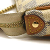 Louis Vuitton Damier Azur Eva Crossbody Shoulder Bag White Clutch Chain