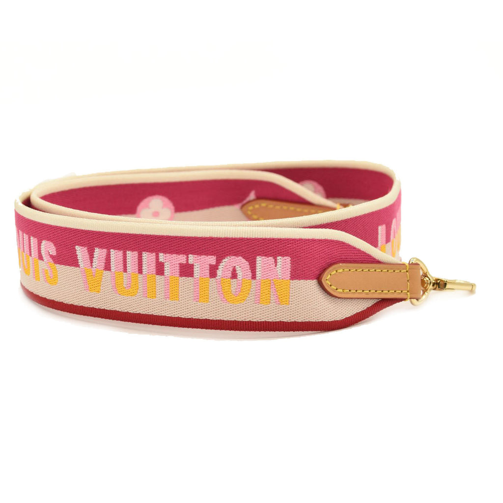 LOUIS VUITTON Jacquard Speedy Bandouliere 20 Shoulder Strap Pink Orange  1289061