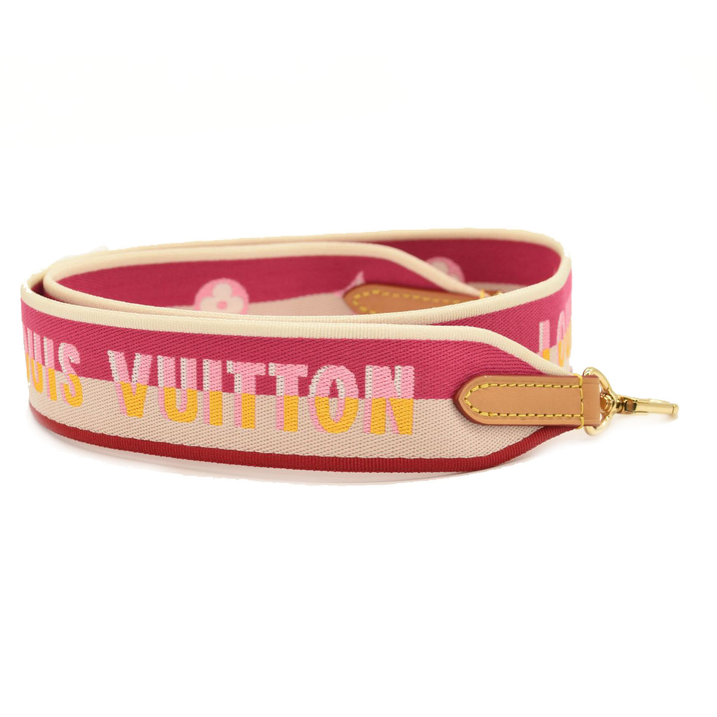 Louis Vuitton Jacquard Speedy Bandouliere 20 Shoulder Strap - Pink