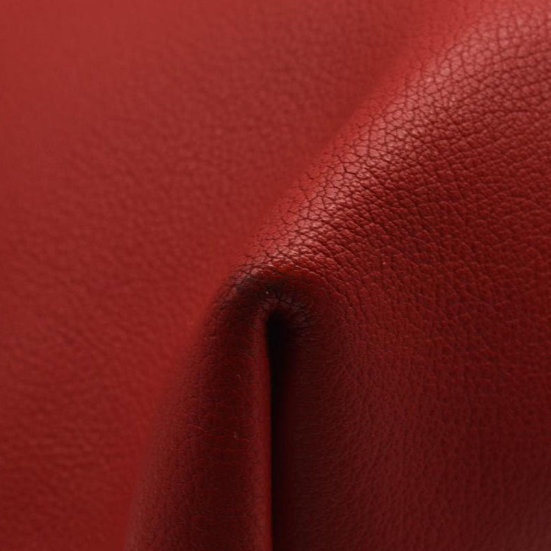 USED Saint Laurent Calfskin Large Shopping Tote Red