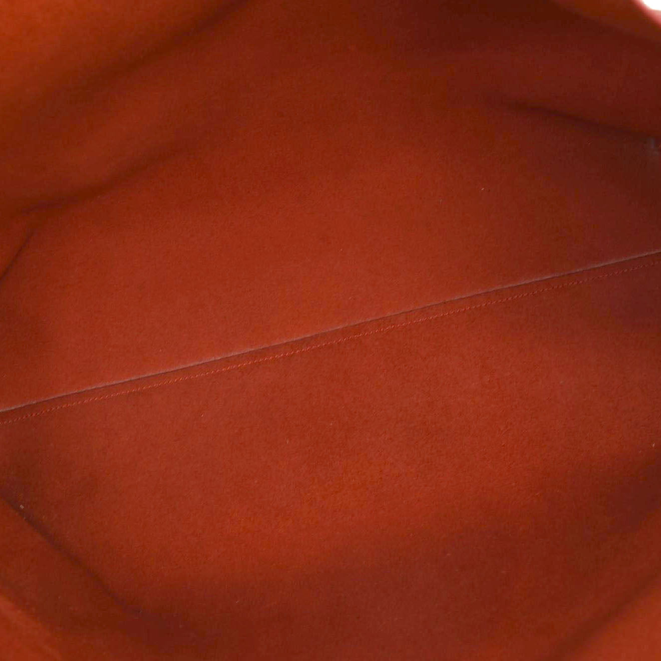 USED Saint Laurent Calfskin Large Shopping Tote Red