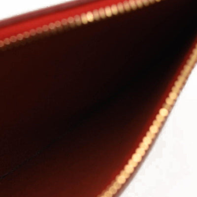 USED Saint Laurent Calfskin Large Shopping Tote Red