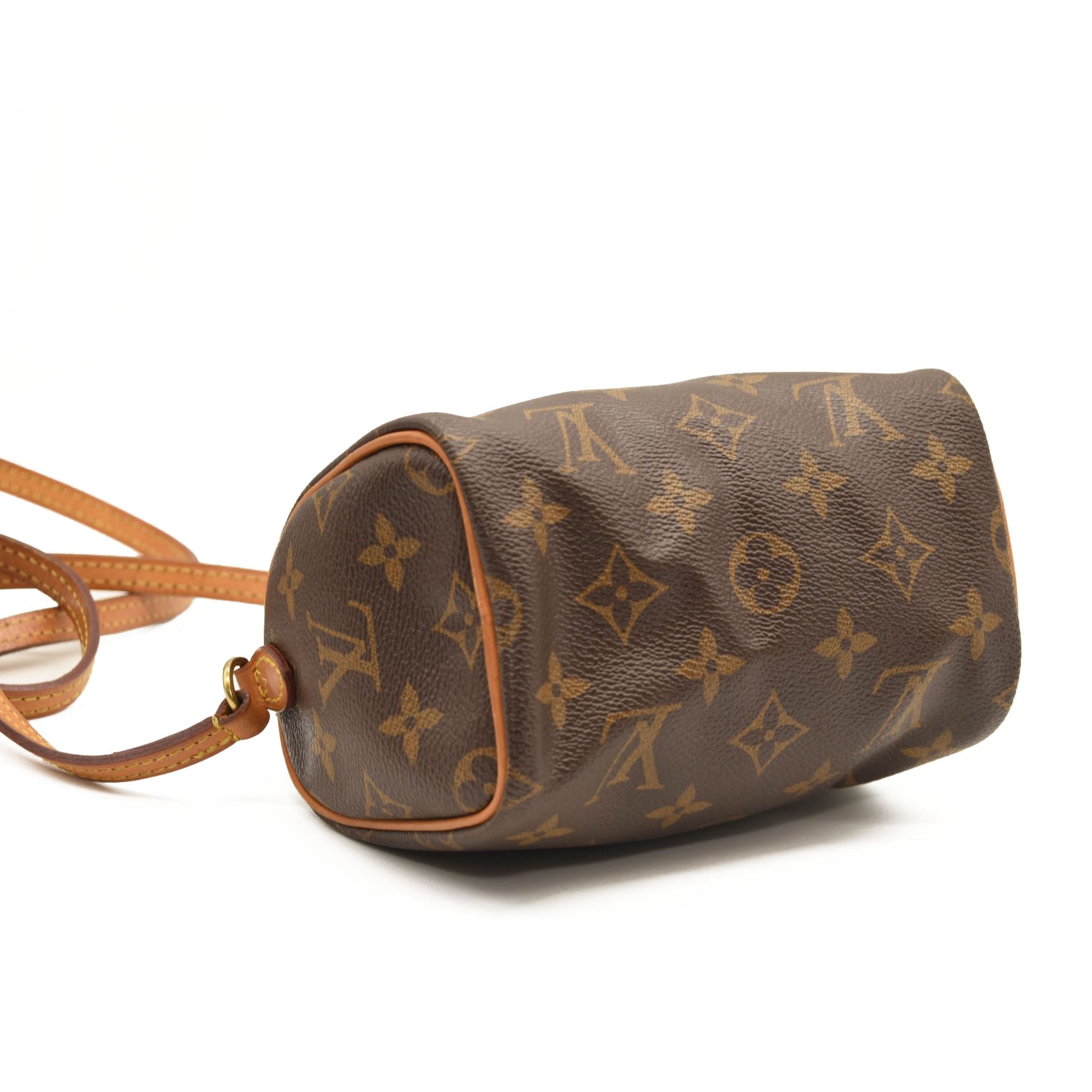 USED $1760 LOUIS VUITTON Monogram Nano Speedy